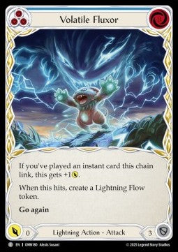 Volatile Fluxor (Blue) [OMN180] (Omens of the Third Age) Regular