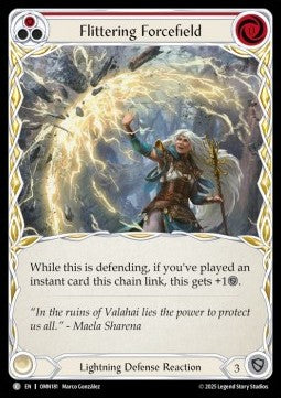 Flittering Forcefield (Red) [OMN181] (Omens of the Third Age) Regular