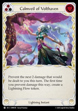 Calmveil of Volthaven (Yellow) [OMN185] (Omens of the Third Age) Regular