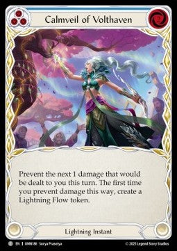 Calmveil of Volthaven (Blue) [OMN186] (Omens of the Third Age) Regular
