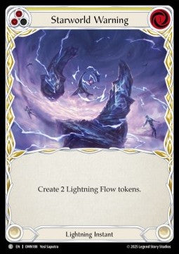 Starworld Warning [OMN188] (Omens of the Third Age) Regular