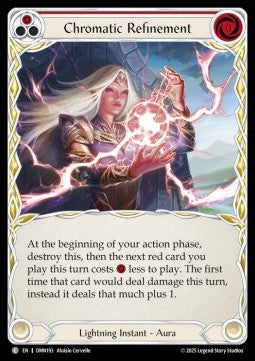 Chromatic Refinement (Red) [OMN193] (Omens of the Third Age) Rainbow Foil