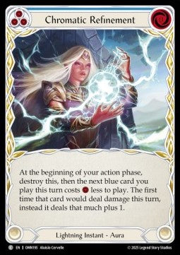 Chromatic Refinement (Blue) [OMN195] (Omens of the Third Age) Regular