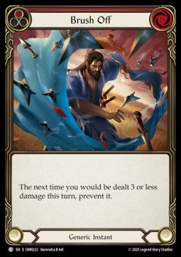 Brush Off (Red) [OMN222] (Omens of the Third Age) Regular