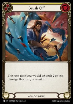 Brush Off (Yellow) [OMN223] (Omens of the Third Age) Regular