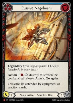 Evasive Nageboshi [OMN232] (Omens of the Third Age) Cold Foil