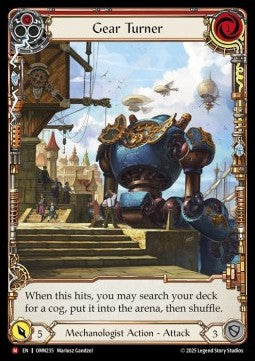 Gear Turner (Extended Art) [OMN235] (Omens of the Third Age) Cold Foil