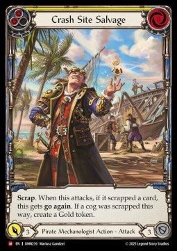 Crash Site Salvage (Extended Art) [OMN239] (Omens of the Third Age) Cold Foil