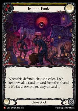Induce Panic [OMN246] (Omens of the Third Age) Rainbow Foil