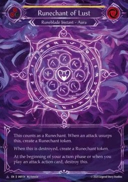 Runechant of Lust (Marvel) [OMN154] (Omens of the Third Age) Cold Foil
