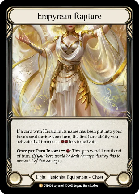 Empyrean Rapture (Golden) [FAB138] (Promo)  Cold Foil