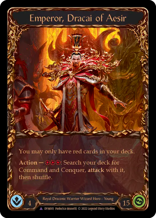 Emperor, Dracai of Aesir (Marvel) [DYN001] (Dynasty) Cold Foil