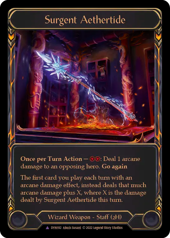 Surgent Aethertide (Marvel) [DYN192] (Dynasty) Cold Foil