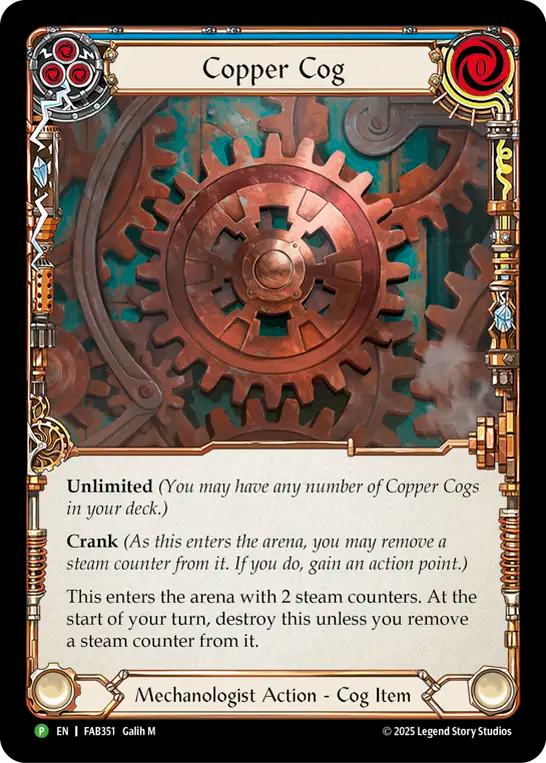 Copper Cog [FAB351] (FAB Promos) Cold Foil