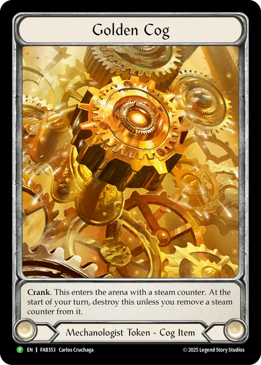 Golden Cog (Extended Art) [FAB353] (FAB Promos) Cold Foil