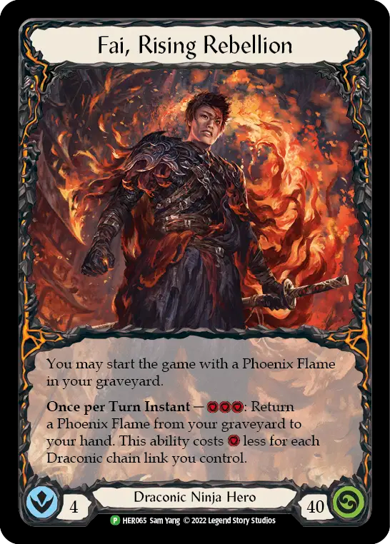 Fai, Rising Rebellion [HER065] (Hero Promos) Rainbow Foil
