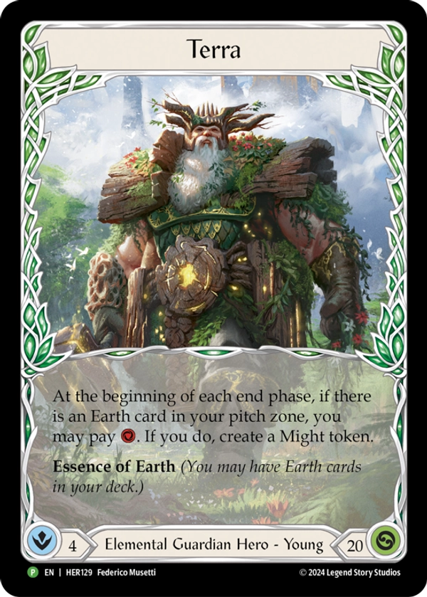 Terra [HER129] (Hero Promos) Cold Foil