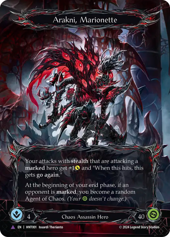 Arakni, Marionette (Marvel) [HNT001] (The Hunted) Cold Foil