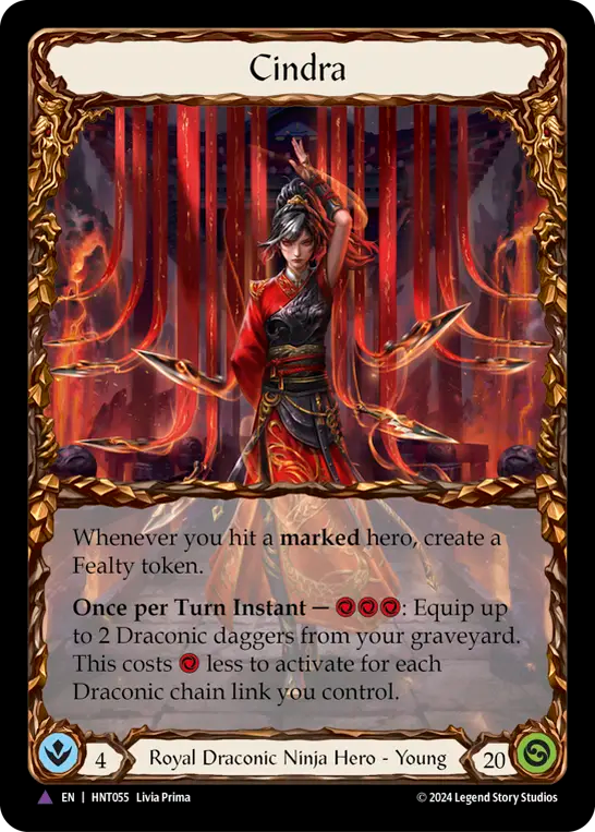 Cindra (Marvel) [HNT055] (The Hunted) Cold Foil