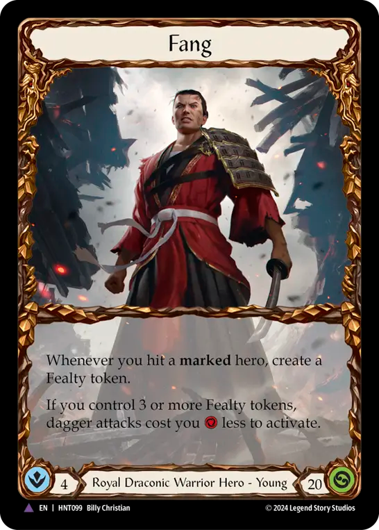 Fang (Marvel) [HNT099] (The Hunted) Cold Foil