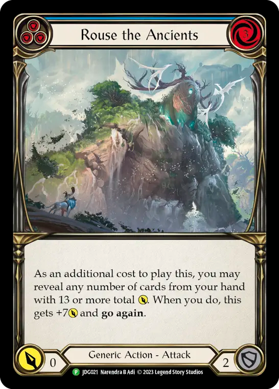 Rouse the Ancients [JDG021] (Judge Promos) Cold Foil
