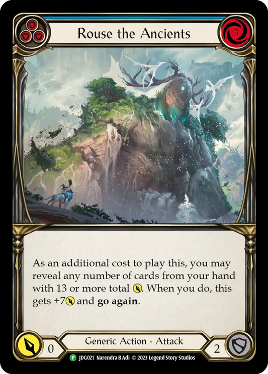 Rouse the Ancients [JDG021] (Judge Promos) Cold Foil