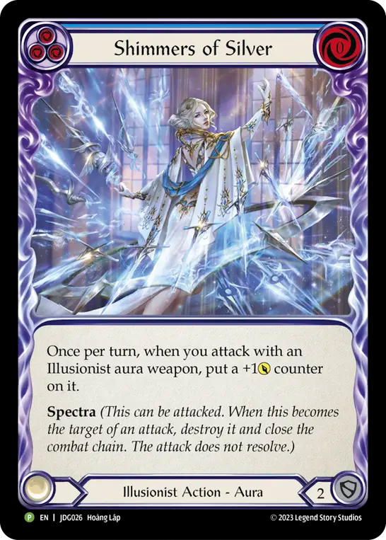 Shimmers of Silver [JDG026] (Judge Promos) Cold Foil