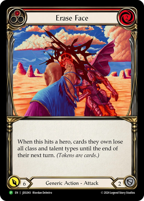 Erase Face [JDG043] (Judge Promos) Cold Foil