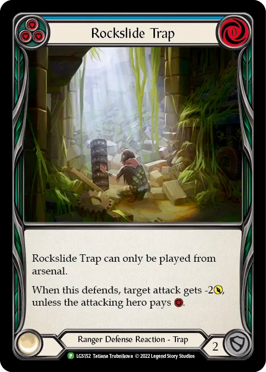 Rockslide Trap [LGS152] (LGS Promos) Rainbow Foil