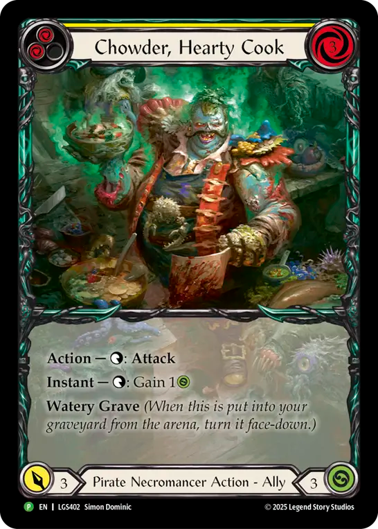 Chowder, Hearty Cook (Extended Art) [LGS402] (LGS Promos) Rainbow Foil