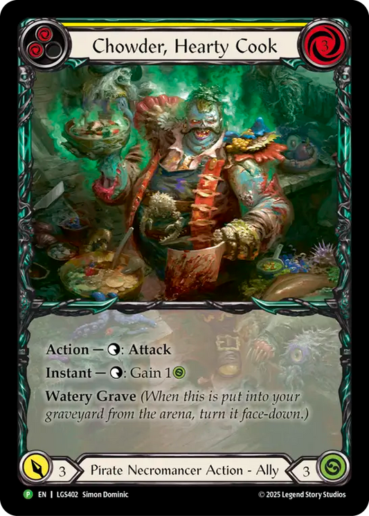 Chowder, Hearty Cook (Extended Art) [LGS402] (LGS Promos) Rainbow Foil