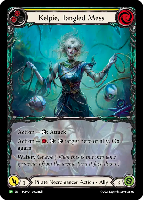 Kelpie, Tanglewire (Extended Art) [LGS404] (LGS Promos) Rainbow Foil