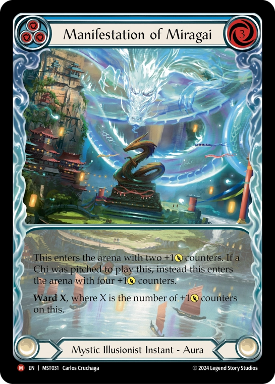 Manifestation of Miragai (Extended Art) [MST031] (Part the Mistveil)  Rainbow Foil