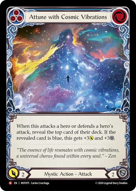 Attune with Cosmic Vibrations [MST075] (Part the Mistveil)  Rainbow Foil