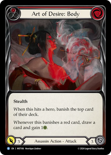 Art of Desire: Body (Red) [MST106] (Part the Mistveil)  Rainbow Foil