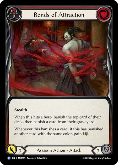 Bonds of Attraction (Red) [MST109] (Part the Mistveil)  Rainbow Foil