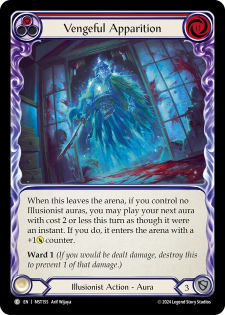 Vengeful Apparition (Red) [MST155] (Part the Mistveil)  Rainbow Foil