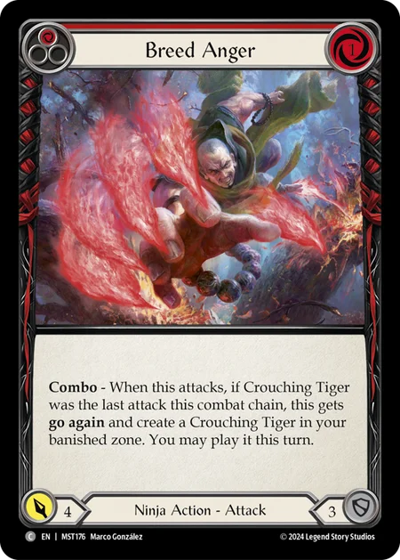 Breed Anger (Red) [MST176] (Part the Mistveil)  Rainbow Foil