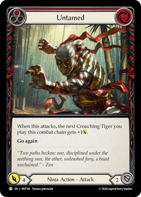 Untamed (Red) [MST185] (Part the Mistveil)  Rainbow Foil