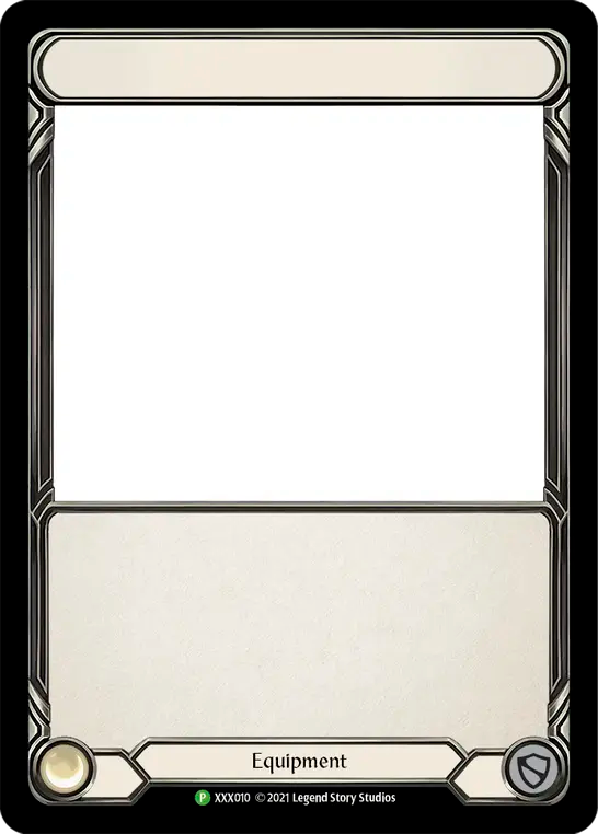 Placeholder Equipment [XXX010] (XXX Promos) (Rainbow Foil)