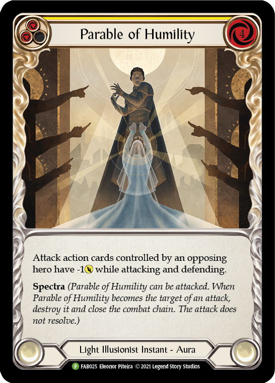 Parable of Humility [FAB025] (Promo)  Cold Foil
