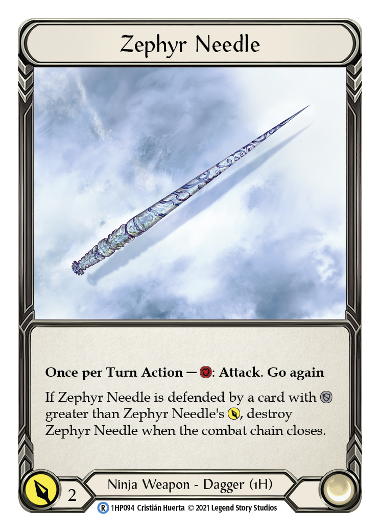 Zephyr Needle (Right) [1HP094] (History Pack 1)