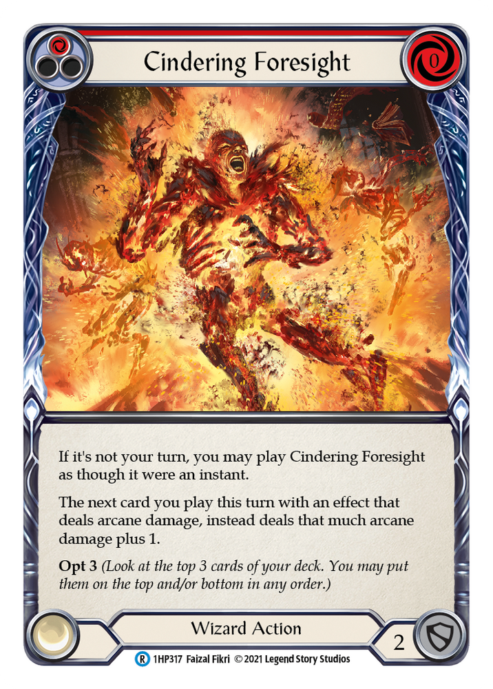 Cindering Foresight (Red) [1HP317] (History Pack 1)
