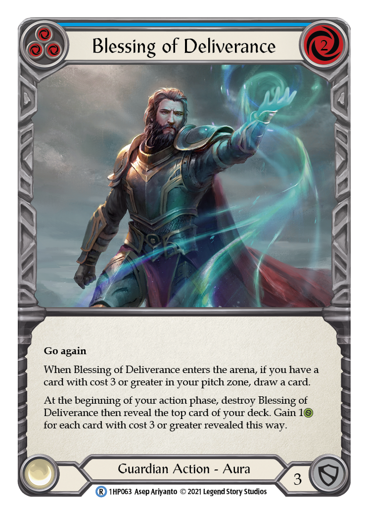 Blessing of Deliverance (Blue) [1HP063] (History Pack 1)