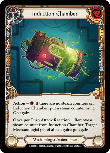 Induction Chamber [ARC010-S] (Arcane Rising)  1st Edition Rainbow Foil