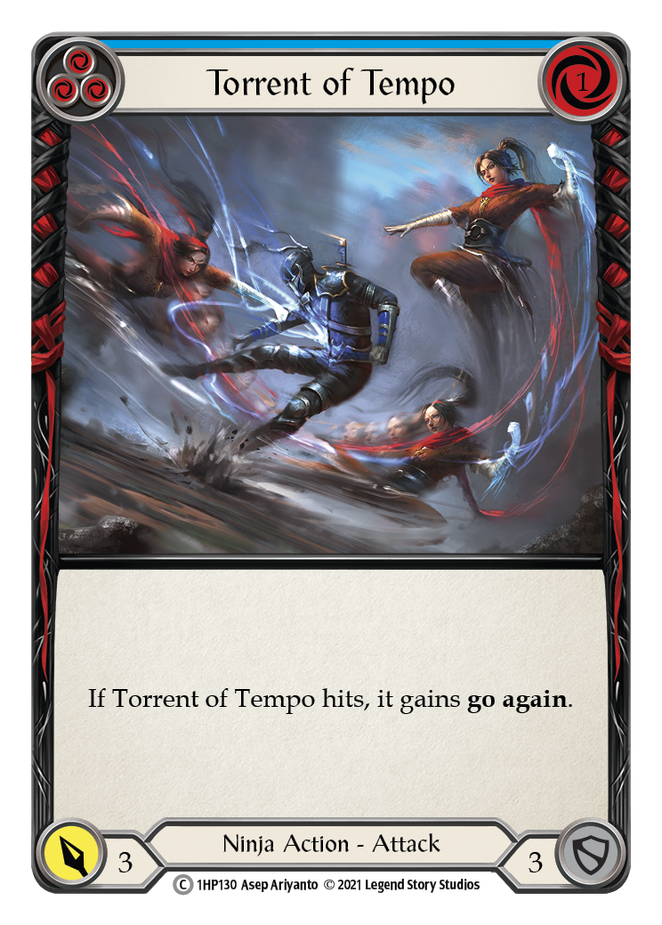 Torrent of Tempo (Blue) [1HP130] (History Pack 1)