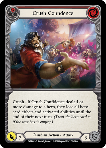 Crush Confidence (Red) [WTR063-C] (Welcome to Rathe)  Alpha Print Rainbow Foil
